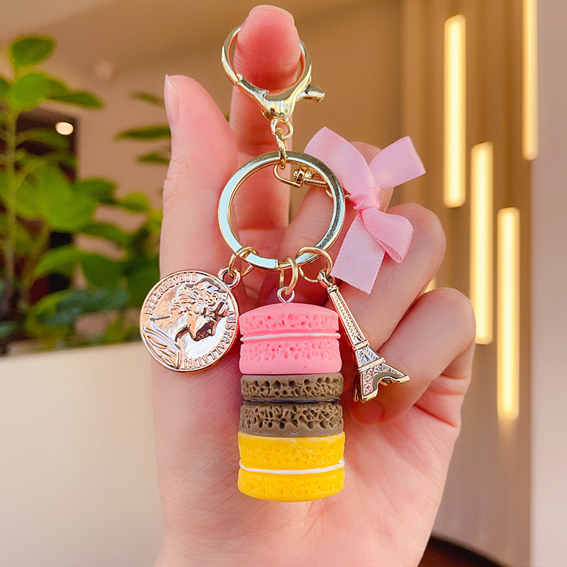 Wholesale Macaron Cute Resin Keychain